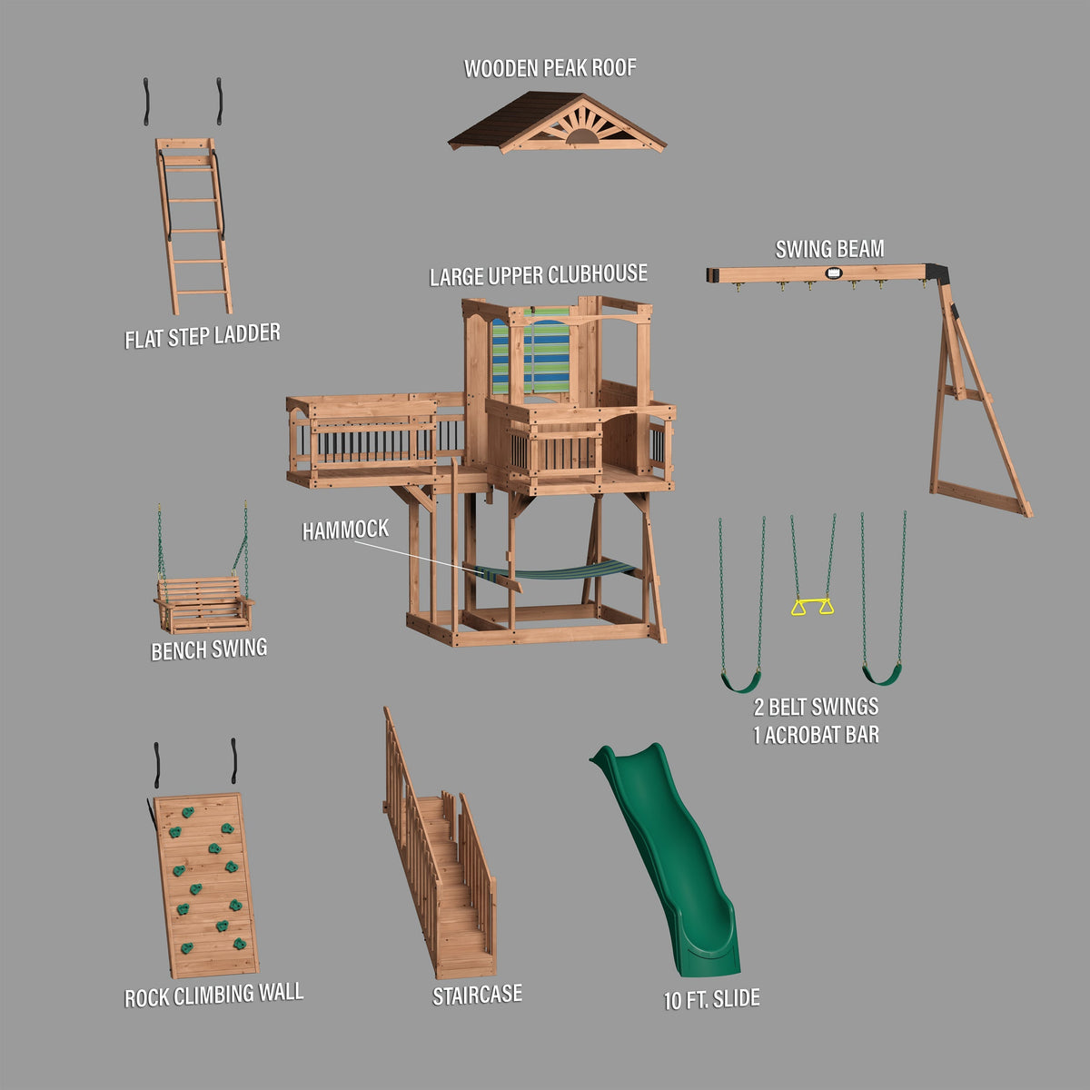 Caribbean Swing Set