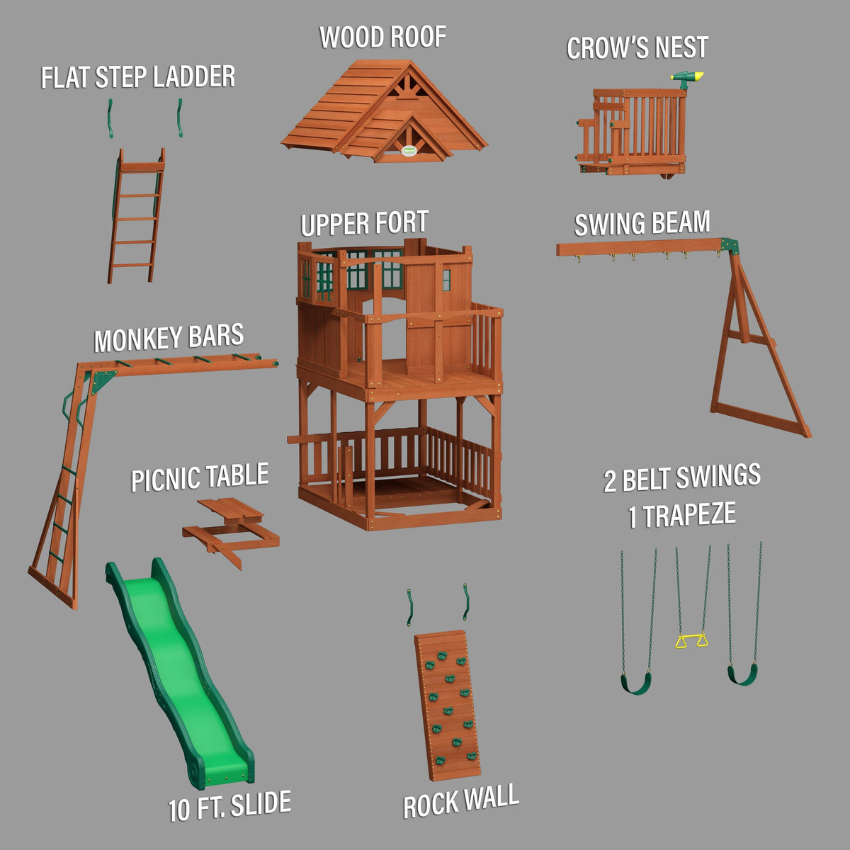 Skyfort II Swing Set