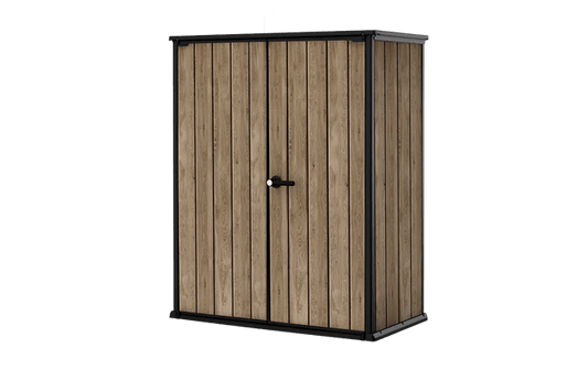 Signature High Store Storage Cabinet - Ashwood Brown