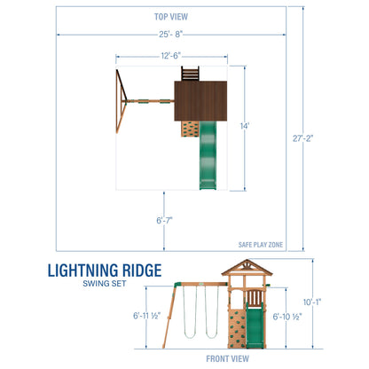 Lightning Ridge Swing Set