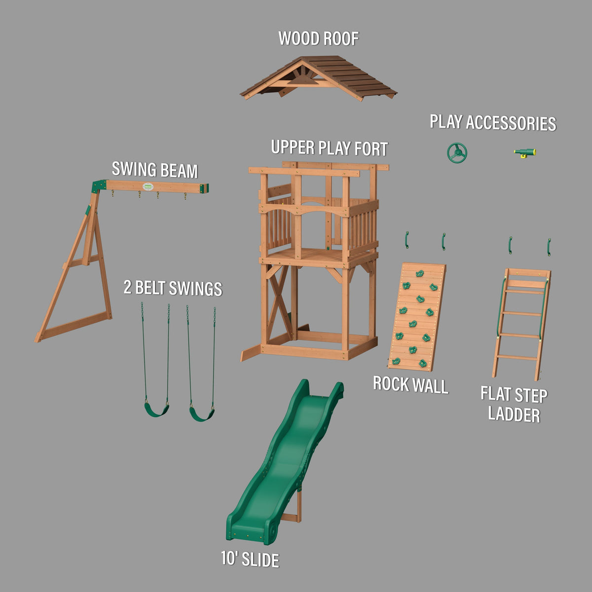 Lightning Ridge Swing Set