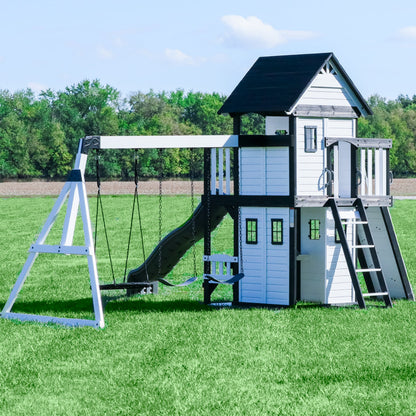 Canyon Creek Swing Set – White