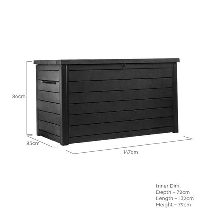 Keter Ontario Garden Storage Box for Cushions