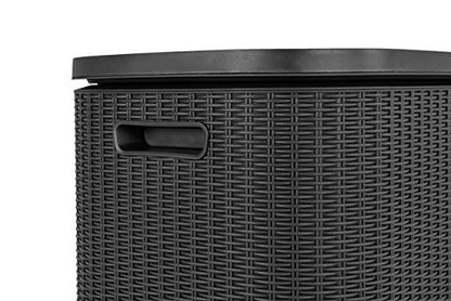 Keter Bevy BAR Cocktail Table, Polypropylene, Anthracite Grey