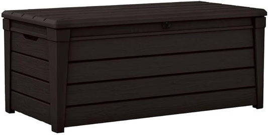 454L Brightwood Garden Storage Box — All-Weather, Fade-Free Outdoor Storage