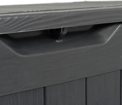 Keter Chalet-Jardin 12 Hollywood Garden Storage Chest Charcoal Grey 270 L