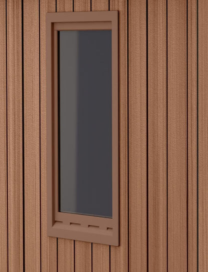 Darwin 6x4ft (1.8m x 1.2m) Double Door Garden Shed — Wood-Effect Outdoor Storage