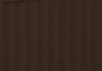 Keter Borneo 416L Outdoor 60% recycled Garden Furniture Storage Box Brown Rattan Effect | Fade Free | All Weather Resistant | Safe and Secure | Zero Maintenance | 2 year Warranty