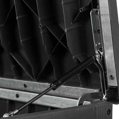 Keter Signature 643L Outdoor Storage Box – Venetian Grey | Weather‑Resistant, UV‑Protected, Lockable Storage Box | 350 kg Lid Capacity to Seat Two Adults | Piston‑Assisted Opening