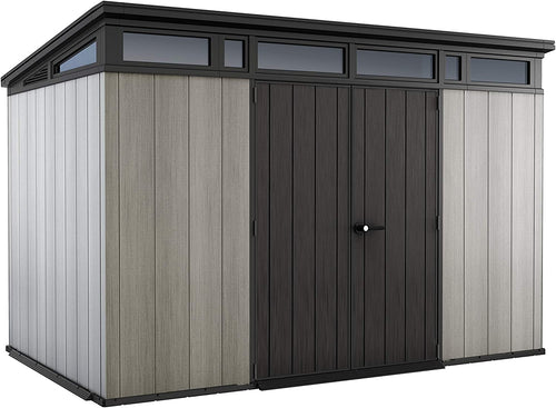Keter Artisan 11 x 7ft Double Door Pent Outdoor Plastic Garden Shed
