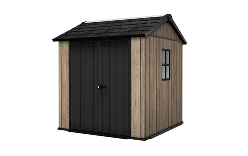 Signature Apex Shed 7x7.5ft - Ashwood Brown