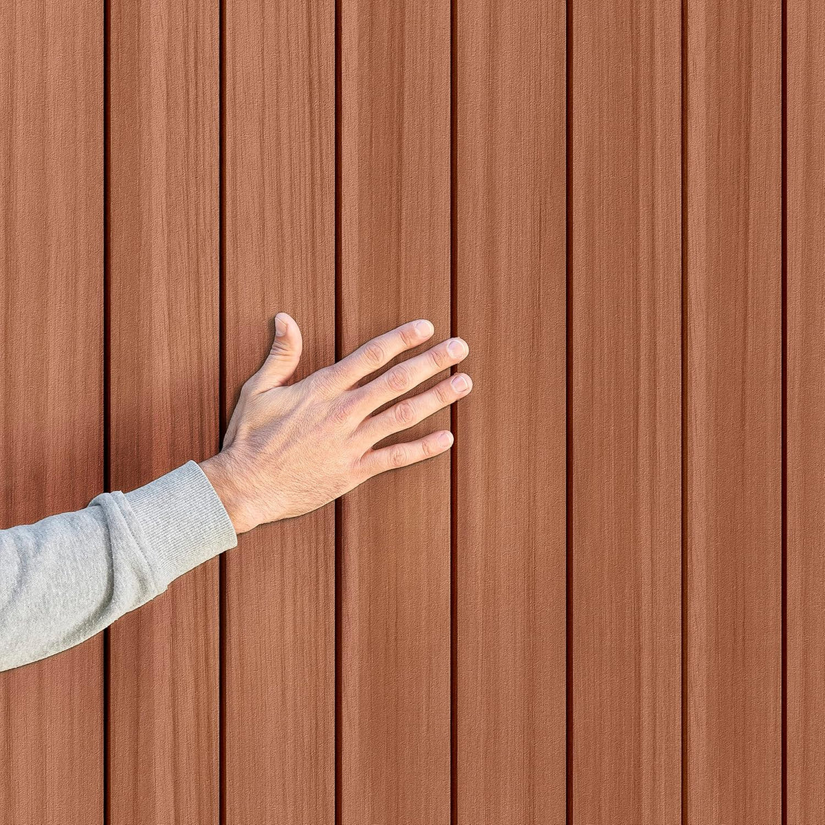 Darwin 6x4ft (1.8m x 1.2m) Double Door Garden Shed — Wood-Effect Outdoor Storage