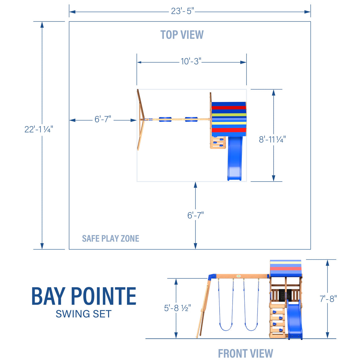 Bay Pointe Swing Set