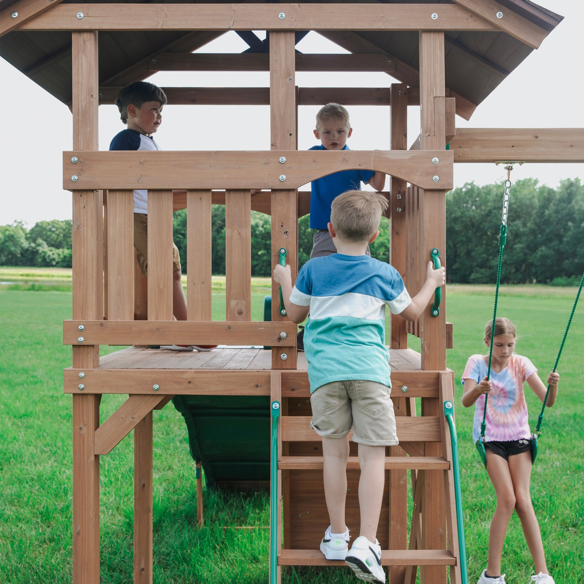 Lightning Ridge Swing Set