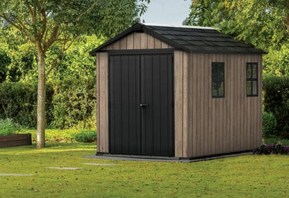 Signature Apex Shed 7.5x9ft - Ashwood Brown