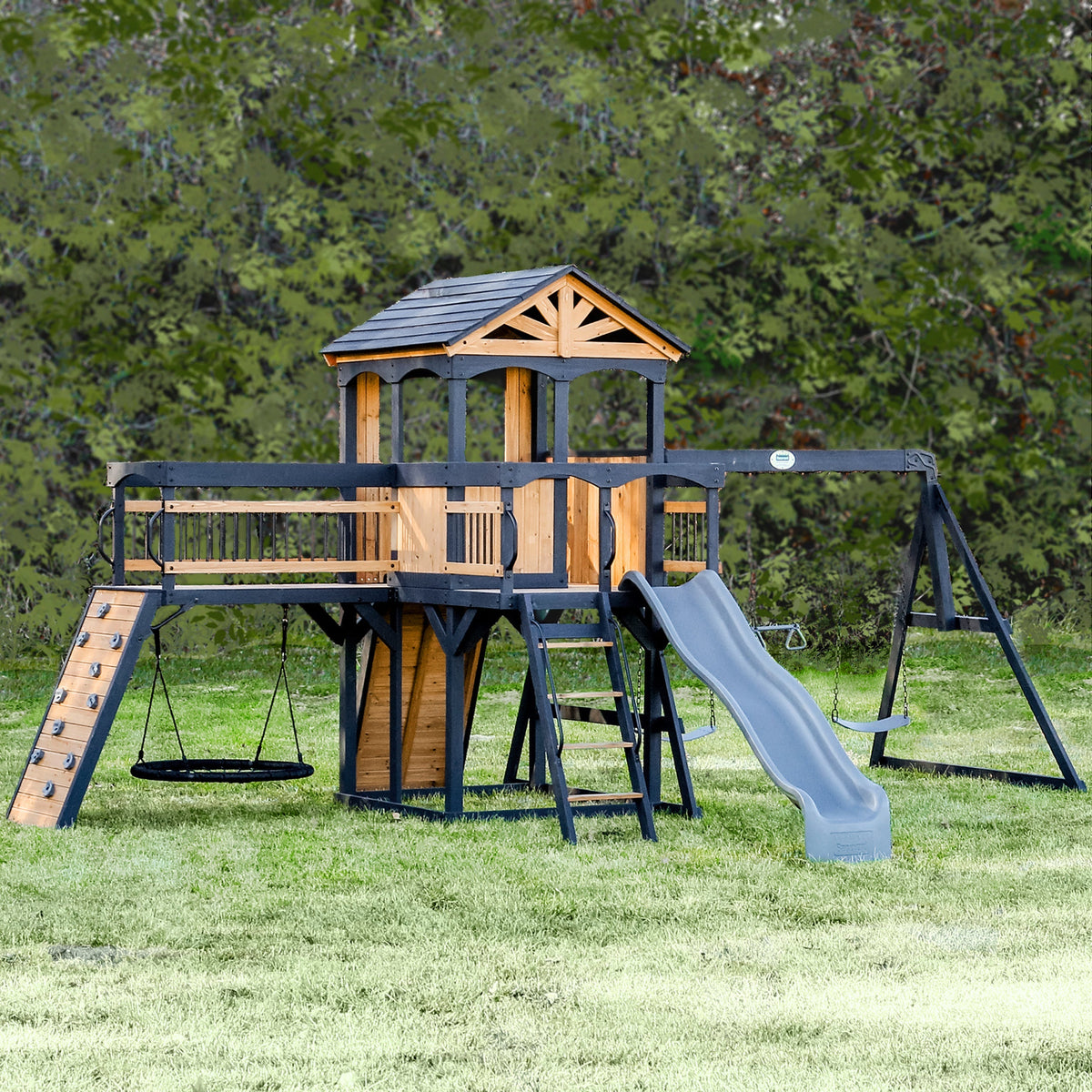 Timber Crossing Swing Set