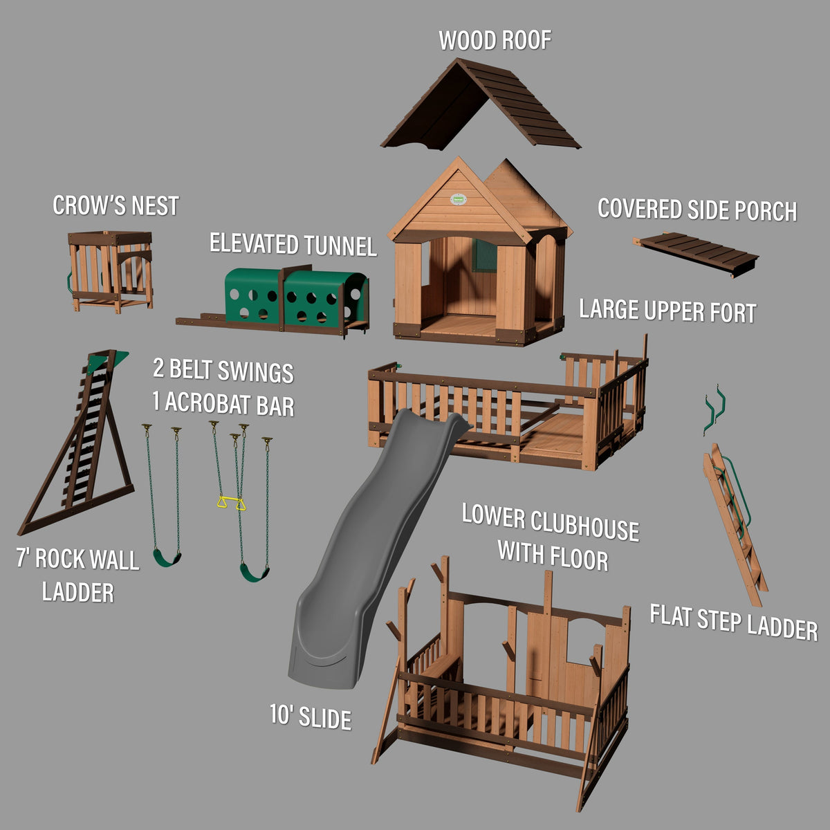 Woodridge Elite Swing Set