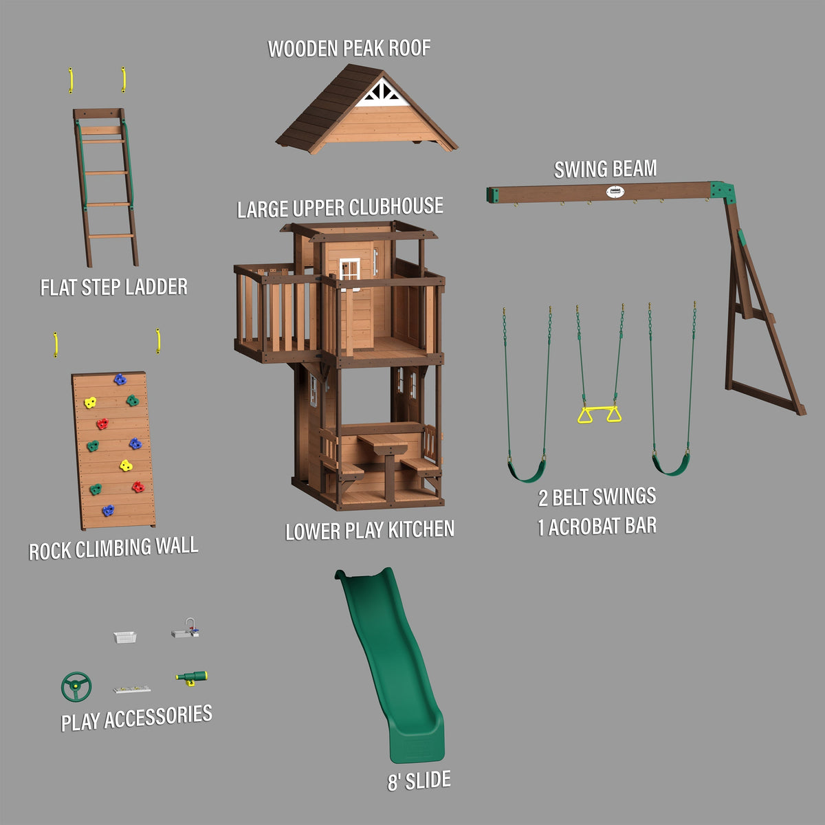 Spruce Hollow Swing Set