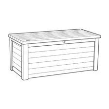 Signature 630L Storage Box - Ashwood Brown